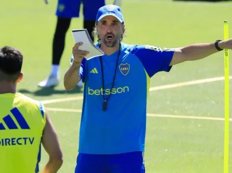 Diego Martínez define el once de Boca para el debut en la Copa Argentina