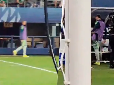 La furia de Santi Gimenez, el argentino que es suplente en México