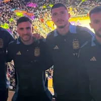 Furor por la Selección Argentina en el partido de la NBA entre Lakers y Pacers