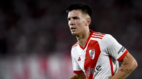 Franco Mastantuono con la camiseta de River.