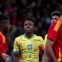 Vinicius fue protagonista absoluto en el Partido contra el Racismo: capitanía, cruce tenso con Morata y ovación final