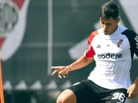 Daniel Zabala, el juvenil de River que Martín Demichelis hace debutar ante Huracán