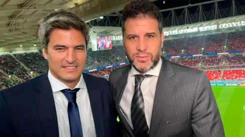Ariel Senosiain y Rodolfo De Paoli, la dupla de relatos de TyC Sports en el Mundial de Qatar.
