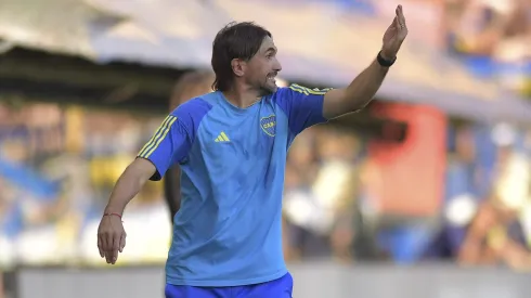 El entrenador de Boca habló en conferencia de prensa.