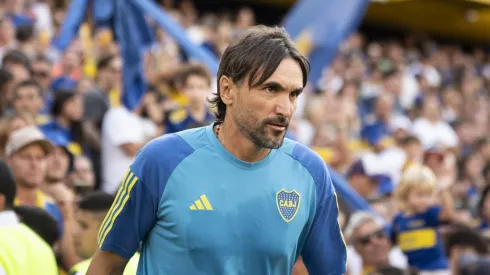 Diego Martínez, el DT de Boca.