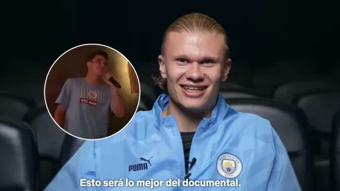 Julián Álvarez cantó 'Despacito' e hizo reir a Haaland