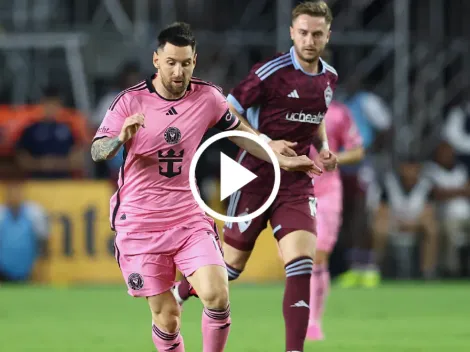 VIDEO: Messi regresó de su lesión con un gran gol de zurda en el empate de Inter Miami
