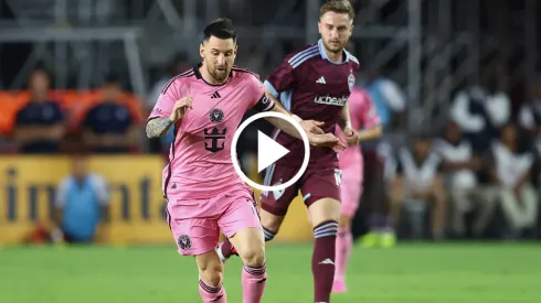 Messi, ante Colorado Rapids.