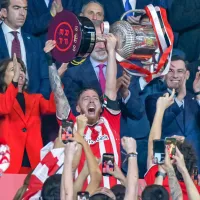 Sueña con jugar en River, levantó la Copa del Rey y festejó como Lionel Messi