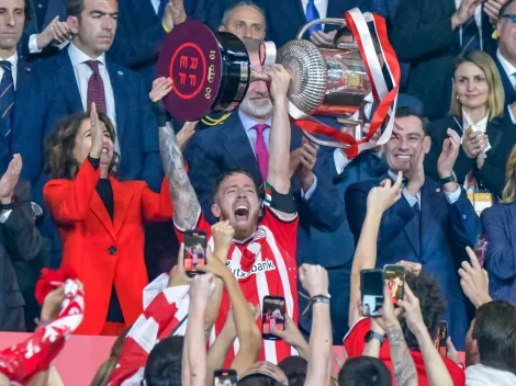 Sueña con jugar en River, levantó la Copa del Rey y festejó como Messi