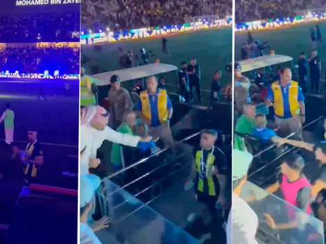 VIDEO | Agredieron con un látigo al goleador del Al-Ittihad de Marcelo Gallardo tras perder la final de la Supercopa de Arabia Saudita