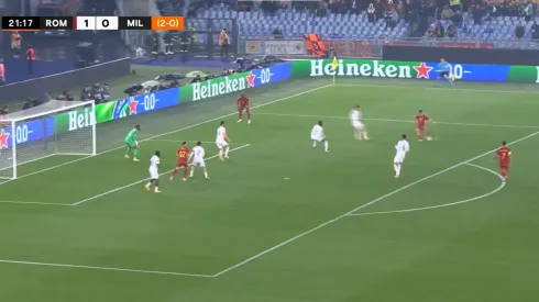 El golazo de Paulo Dybala para la Roma ante el Milan por Europa League