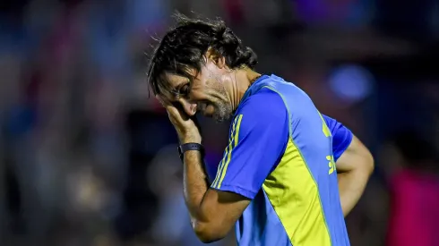 Diego Martínez, el DT de Boca.