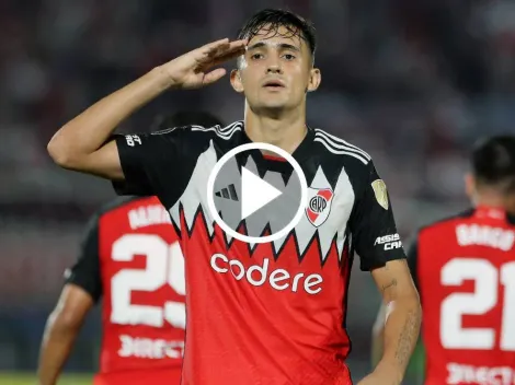 VIDEO | Solari aprovechó un gran pase de Aliendro para el primer gol de River