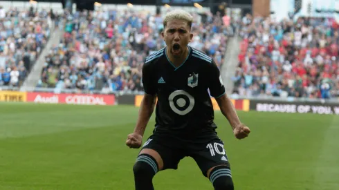 Bebelo Reynoso, ex Boca y actualmente en Minnesota United.