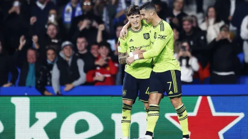 Garnacho superó a Ronaldo en una estadística.