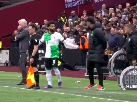 Tensión en Liverpool vs. West Ham: Jürgen Klopp y Mohamed Salah discutieron en pleno partido