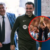 Joan Laporta le cumple a Xavi: negociaciones avanzadas en Barcelona con un campeón del mundo con Argentina