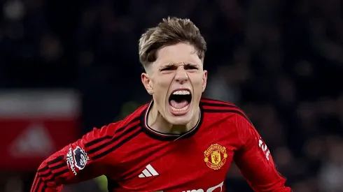 Garnacho, una de las figuras de Manchester United.