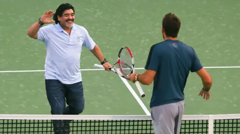 Del Potro habló de los festejos de la Copa Davis 2016.