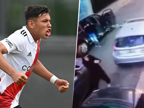 VIDEO | Así le robaron el auto al jugador de River Ulises Giménez