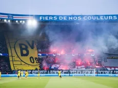 La bandera gigante de Borussia Dortmund que destruyeron los ultras del PSG en la Champions League