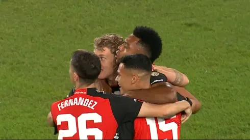 VIDEO | Desde el vestuario: el golazo de Borja para que River le gane a Nacional por la Copa Libertadores