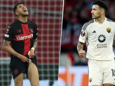 El gesto entre Leandro Paredes y Exequiel Palacios tras la discusión en pleno Roma - Leverkusen
