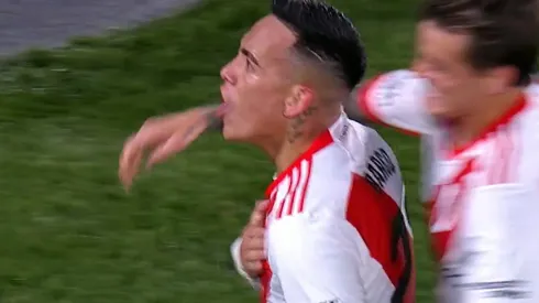 VIDEO | El desafiante gesto de Barco a la hinchada de River tras hacer un golazo ante Central Córdoba
