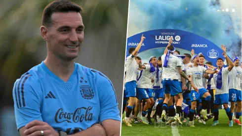 Deportivo La Coruña, club que Lionel Scaloni dijo que quiere dirigir, ascendió a la segunda división de España.