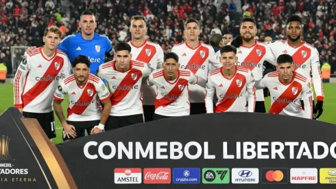 Los once de River que salieron a jugar el partido.
