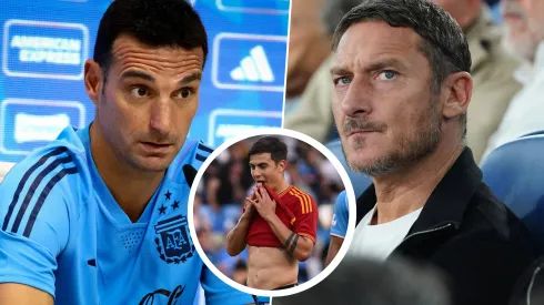 Lionel Scaloni hizo lugar a las críticas de Francesco Totti a Paulo Dybala.