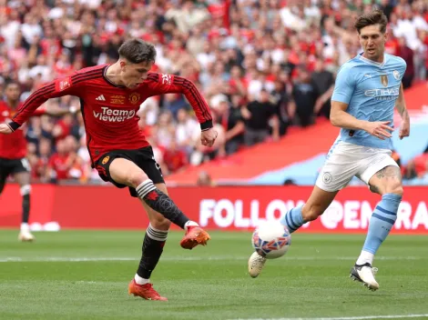 Garnacho puso el 1-0 del United al City en la final de la FA Cup