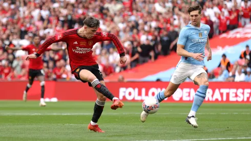 Garnacho puso el 1-0 del United al City en la final de la FA Cup