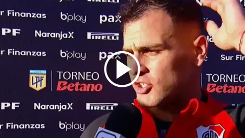 González Pirez, defensor de River.