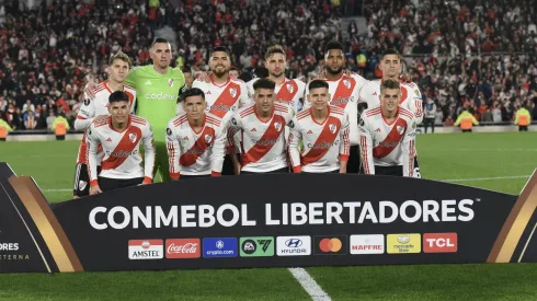 Los once de River que salieron a jugar el partido.