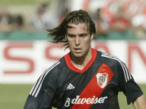 El posteo de Cavenaghi sobre Demichelis en pleno partido de River ante Táchira