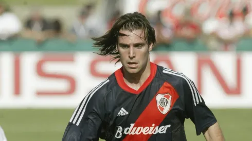 El posteo de Cavenaghi sobre Demichelis en pleno partido de River ante Táchira