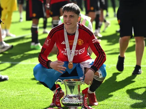 La promesa que tuvo que cumplir la madre de Garnacho tras su coronación en la FA Cup con Manchester United