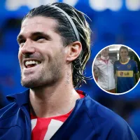 La foto viral que se filtró de Rodrigo De Paul con la camiseta de Boca