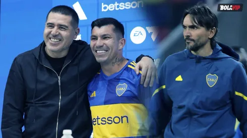 La charla privada que tuvieron Diego Martínez y Juan Román Riquelme por Gary Medel