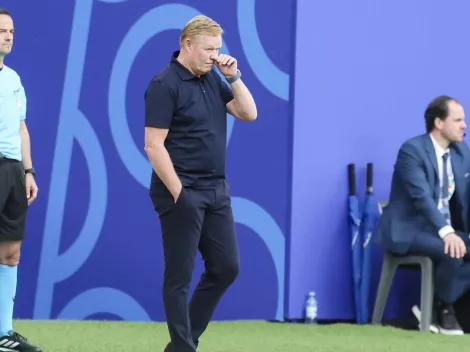 Captaron a Koeman realizando un desagradable gesto en plena Eurocopa