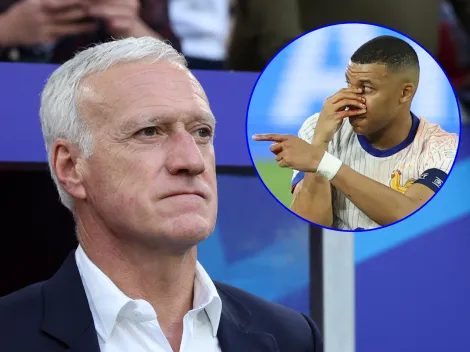 Preocupante: Didier Deschamps reveló lo que le pasó a Kylian Mbappé en la nariz