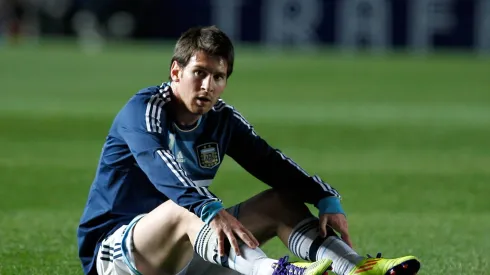 Messi en la Copa América del 2011.