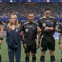 ¿Por qué apareció Morena Beltrán junto a los árbitros en Argentina vs. Canadá?