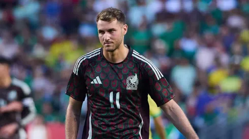 Santiago Giménez, delantero de la Selección Mexicana.