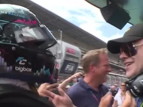 Franco Colapinto la rompió en el GP de Barcelona y lo celebró junto a Bizarrap