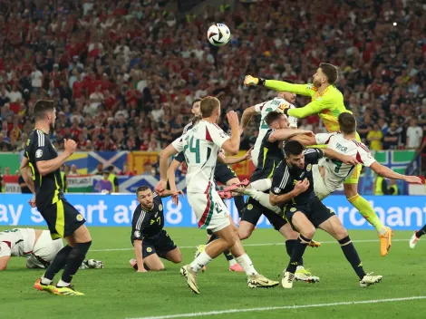 Susto en la Eurocopa: el golpe que sufrió Barnabás Varga, jugador de Hungría
