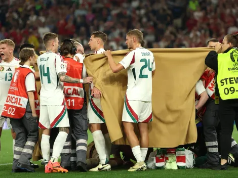 ¿Por qué taparon a Varga tras el golpe que sufrió en el Hungría vs. Escocia por la Eurocopa?
