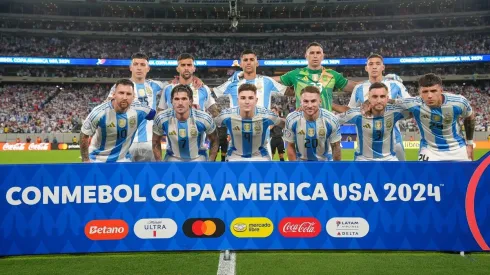 Los once titulares de Argentina.